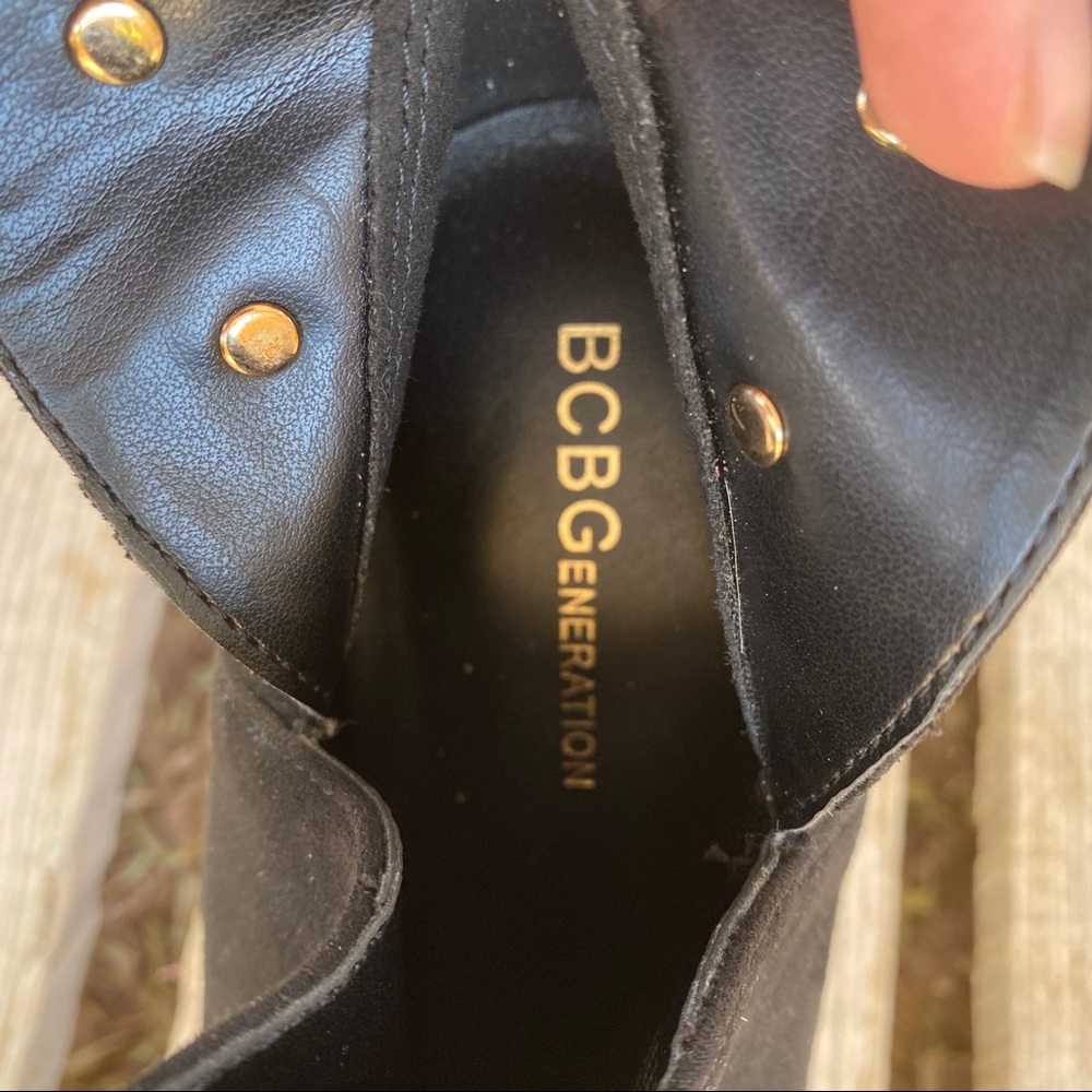 BCBGeneration Lexi Suede Charm Stiletto Booties - Picture 8 of 11